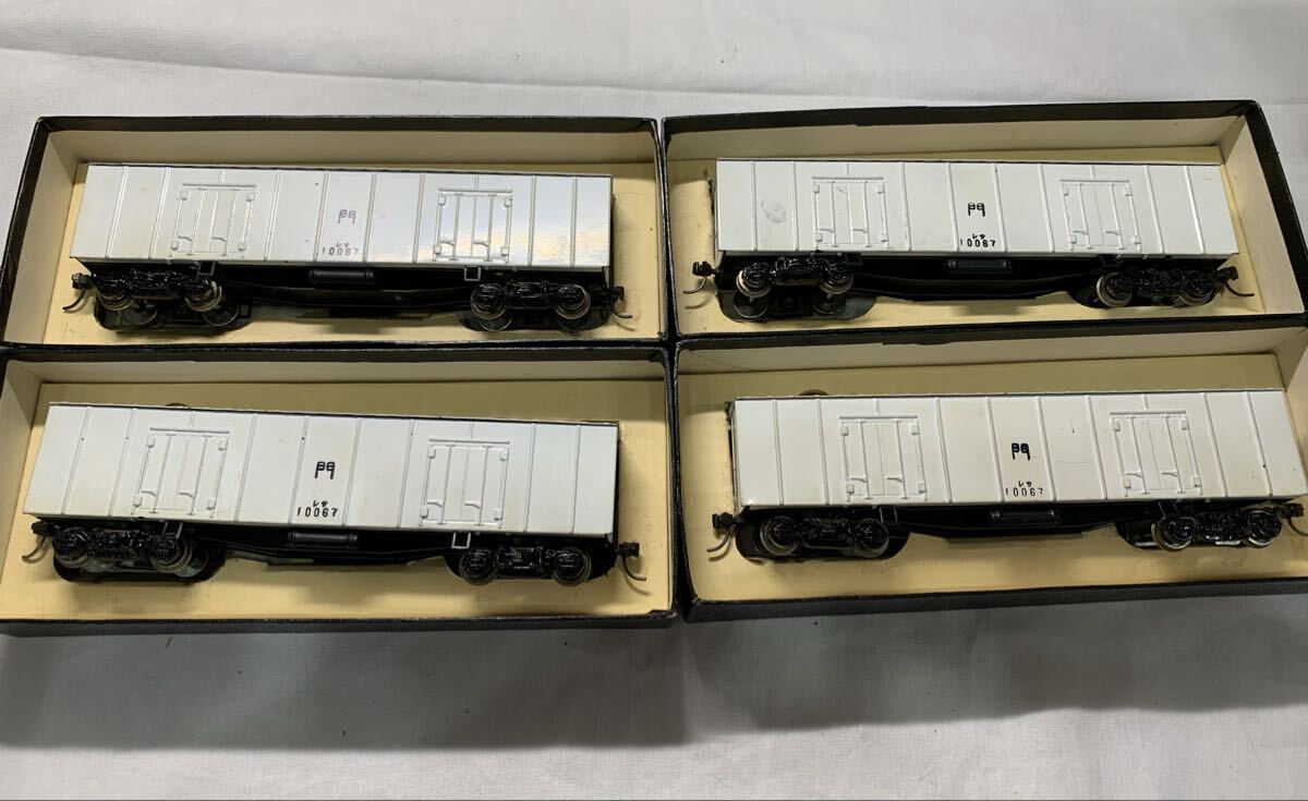 【現状品】KATO製Nゲージ「レサ10000系」ボギー貨車4両セット 1円〜【L332-A.YUB】