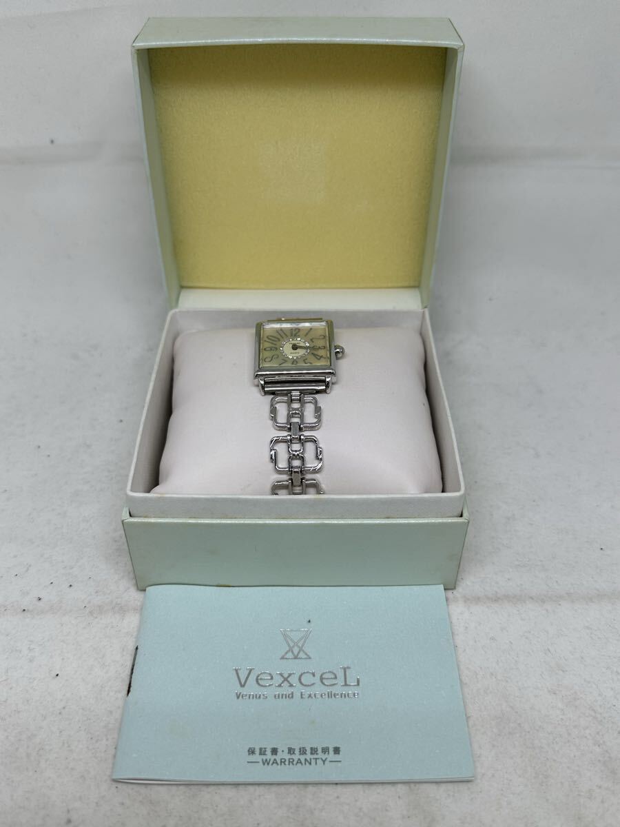 【箱あり】VEXCEL/ヴェクセル 72089 レディース クォーツ腕時計 ジャンク品 1円〜【L345.YUB】 