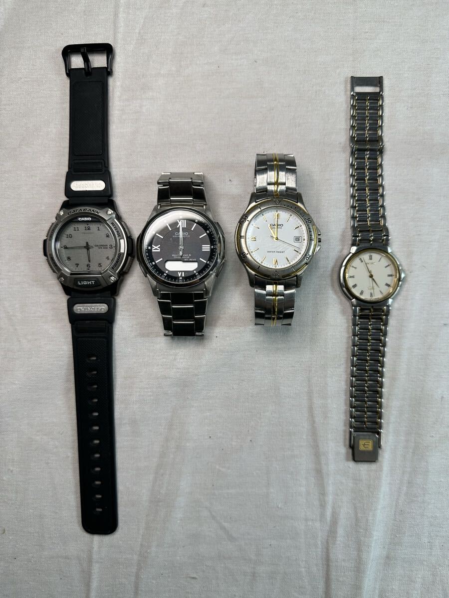 腕時計ジャンク品 4点セット カシオ & シチズン 1円〜【L364.YUB】 