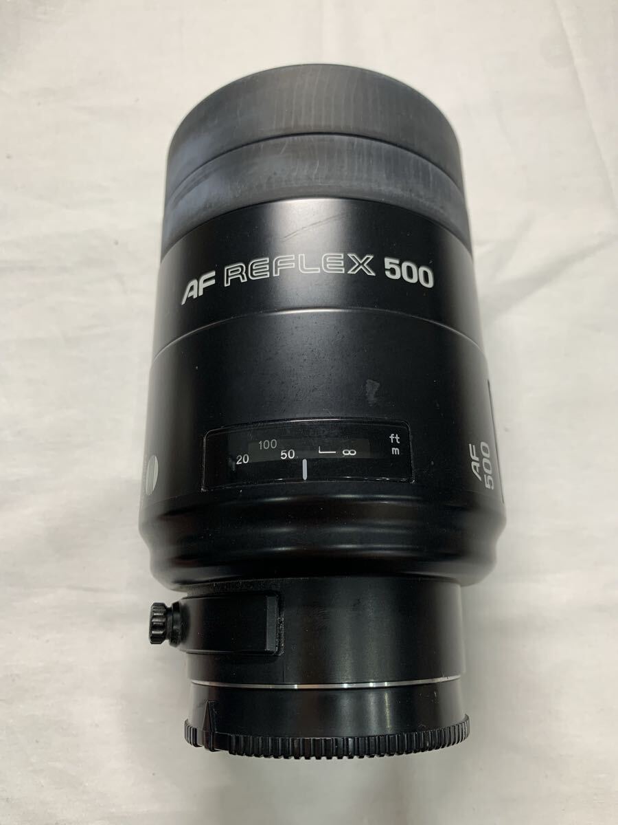 MINOLTA AF REFLEX 500mm F8 ミラーレンズ 1円〜【L390-A.YU】
