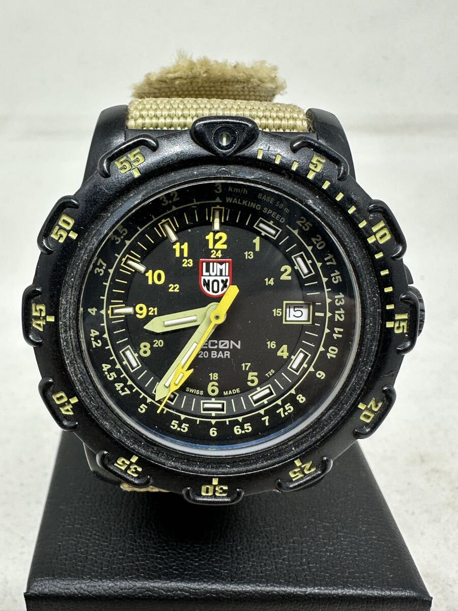 LUMINOX/ルミノックス リーコン ポイントマン 8800シリーズ クォーツ腕時計 ジャンク品 1円〜【L436.YUB】 