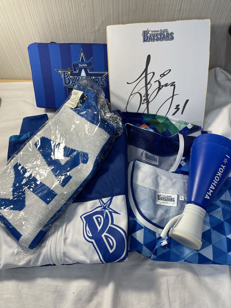 横浜DeNAベイスターズ 応援グッズ 赤堀大智　サイン色紙　応援シャツ　ジャージ　メガホン　1円〜 【L451-B.ON】