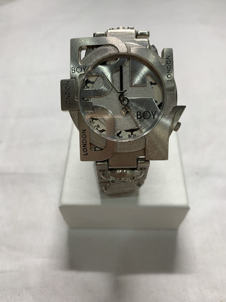 【現状品】BOY LONDON STEPHANE RAYNOR ヴィンテージクオーツ腕時計 1円〜【L459-A.IMP】