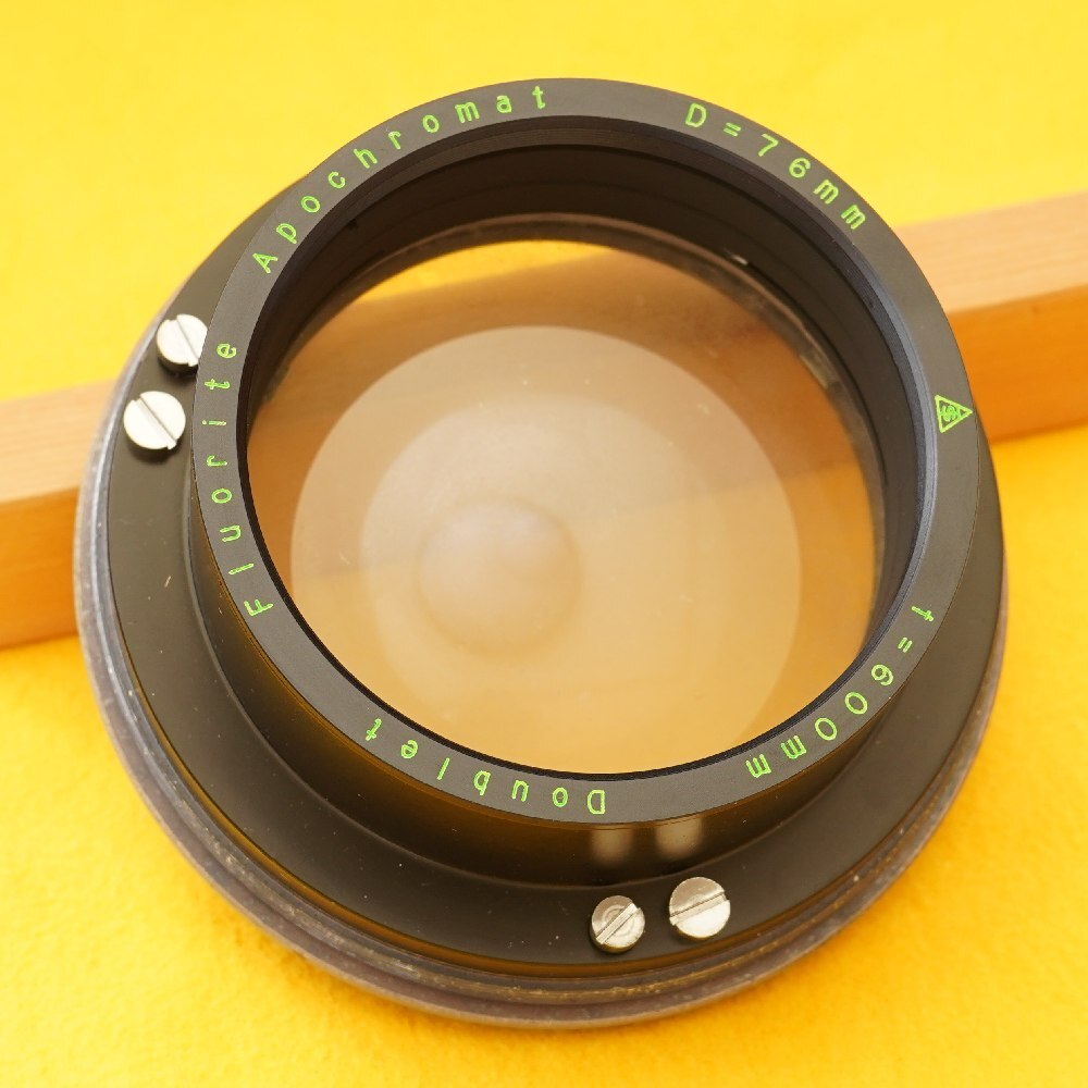 D=76mm f=600㎜ Doublet Fluorite apochromat フローライトレンズ レンズセル　 高橋製作所 タカハシ takahashi FC-76 鏡筒外径95mmに適合