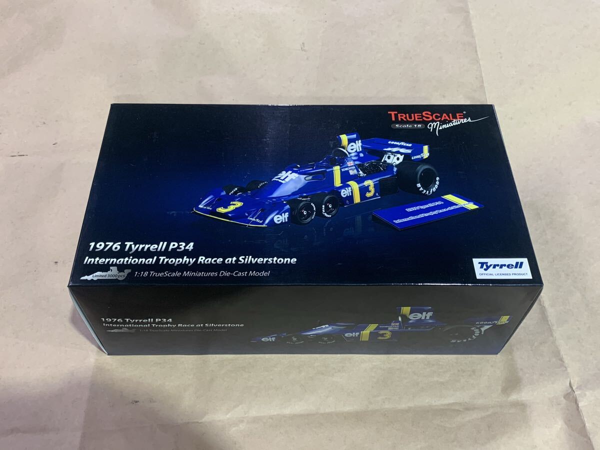 TRUESCALE 1/18 1976 Tyrrell P34 プロトタイプ　 ティレル P34 トゥルースケール　美品　未展示　 F1 