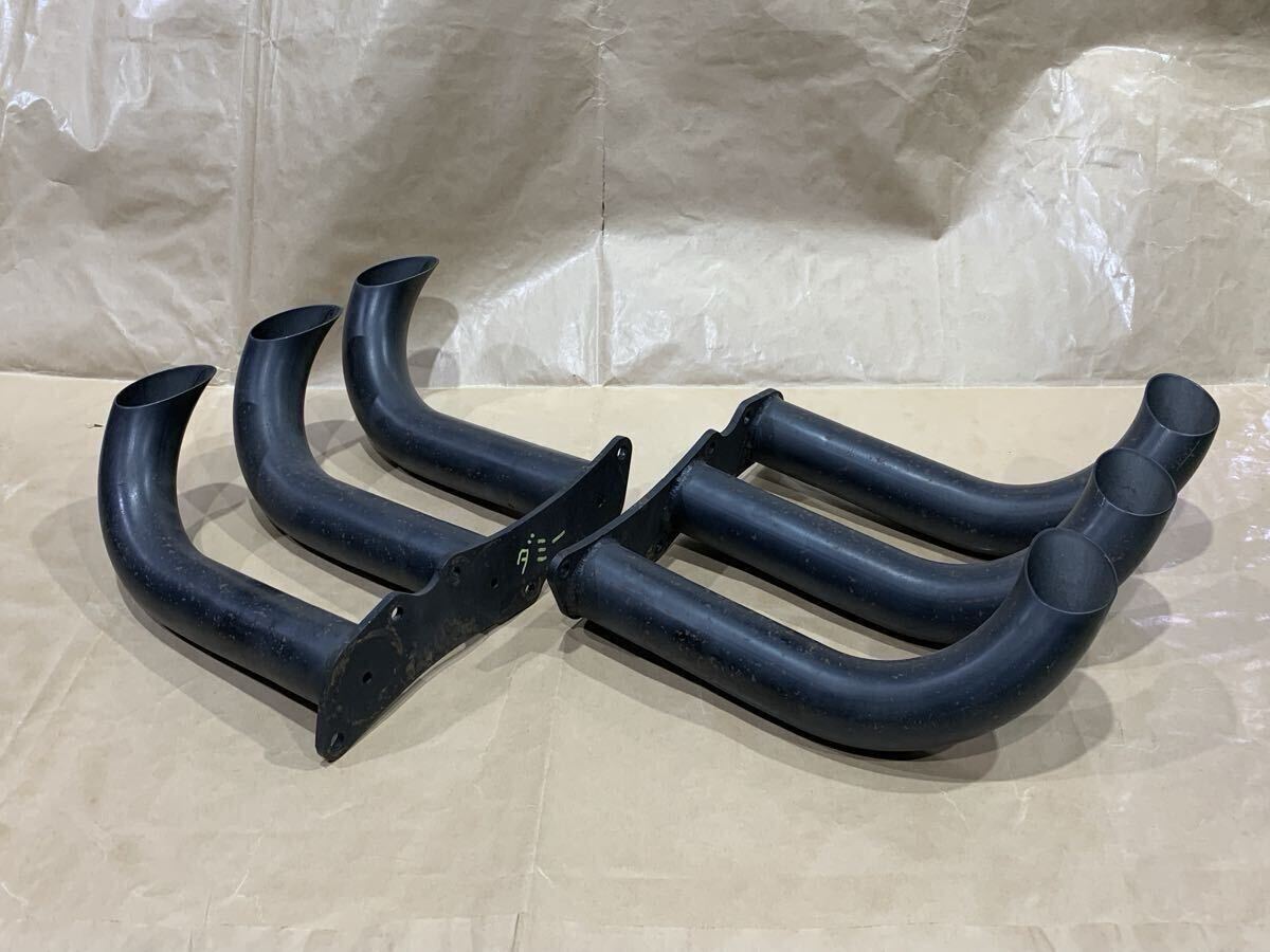 日産　V6エンジン　ダミーエキゾースト　詳細不明　展示用　加工用　VG VQ 直管　レーシング　マフラー　エキマニ　