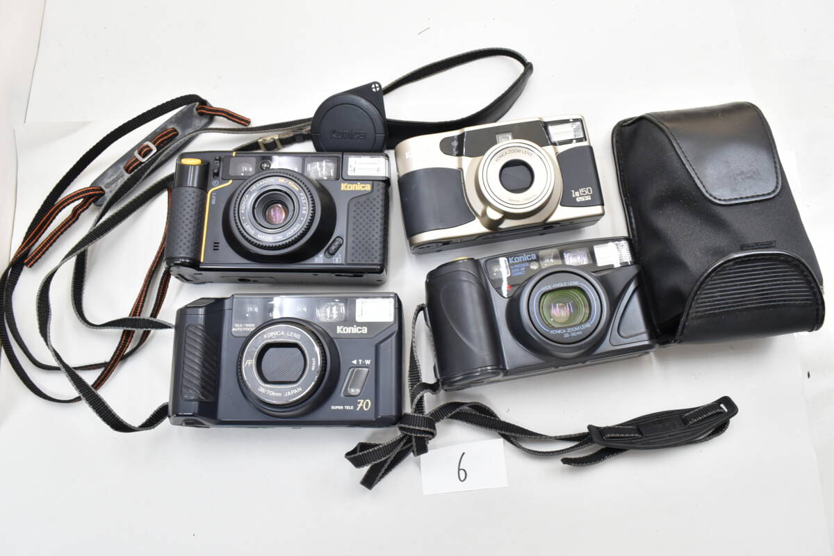 【6】 KONICA Z-UP 150/MR .70 LX/MR.70/Z-UP 28Wフィルムカメラ 光学機器