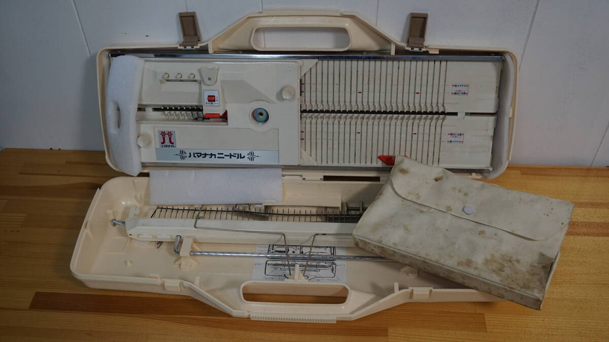 A-0004 ハマナカ ニードル 家庭用 織機 裁縫 手芸 収納ケースあり レトロ 動作未確認 ジャンク
