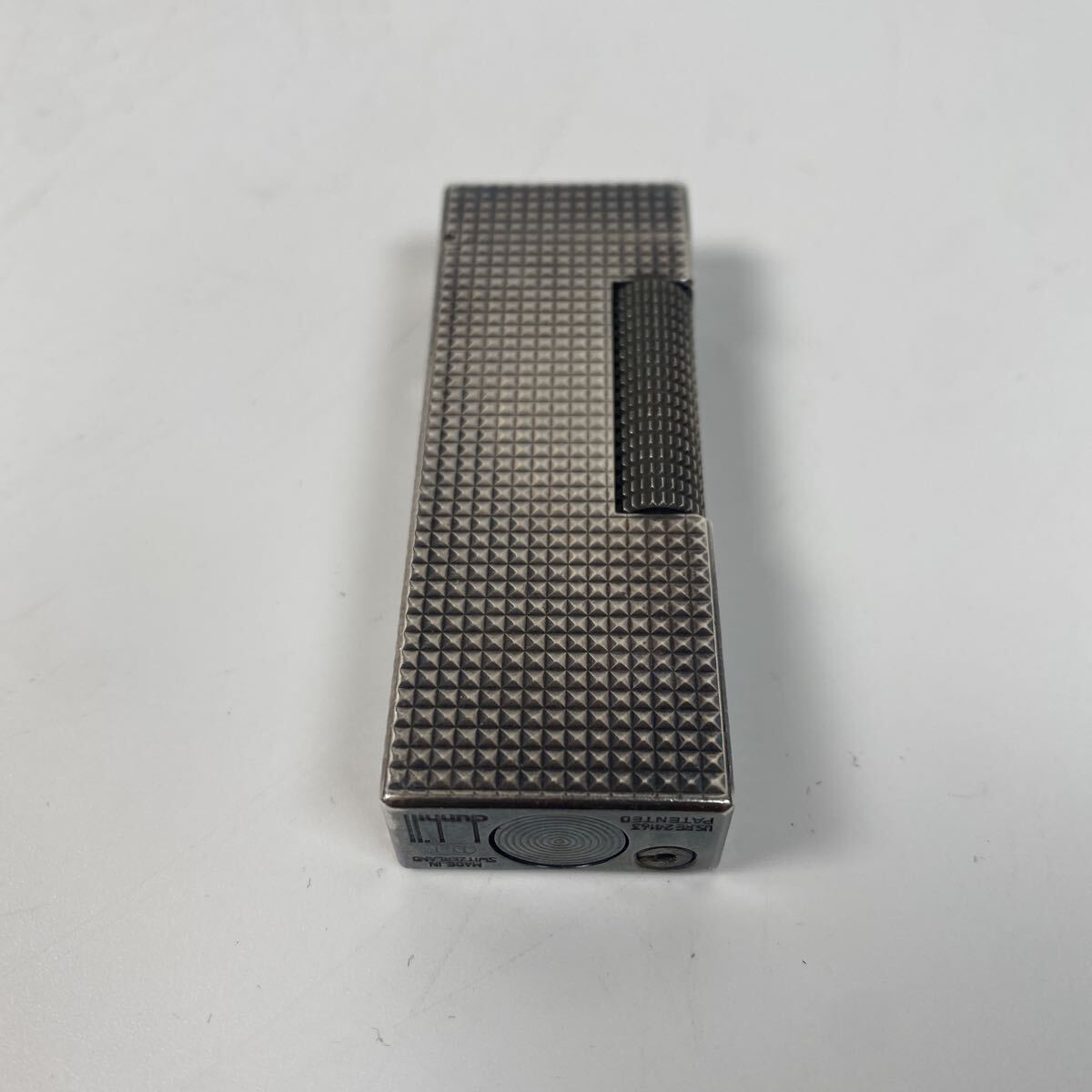 dunhill ダンヒル ライター シルバーカラー ローラー式 ガスライター 喫煙具 【611】
