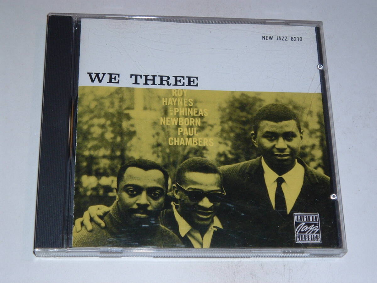 ピアノトリオ★OJC★ROY HAYNES PHINEAS NEWBORN PAUL CHAMBERS/WE THREE★58年★リマスター盤
