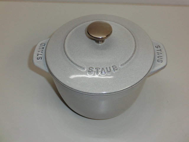 STAUB LA COCOTTE ラ・ココット de GOHAN 16cm 両手鍋 ストウブ グレー ゴハン