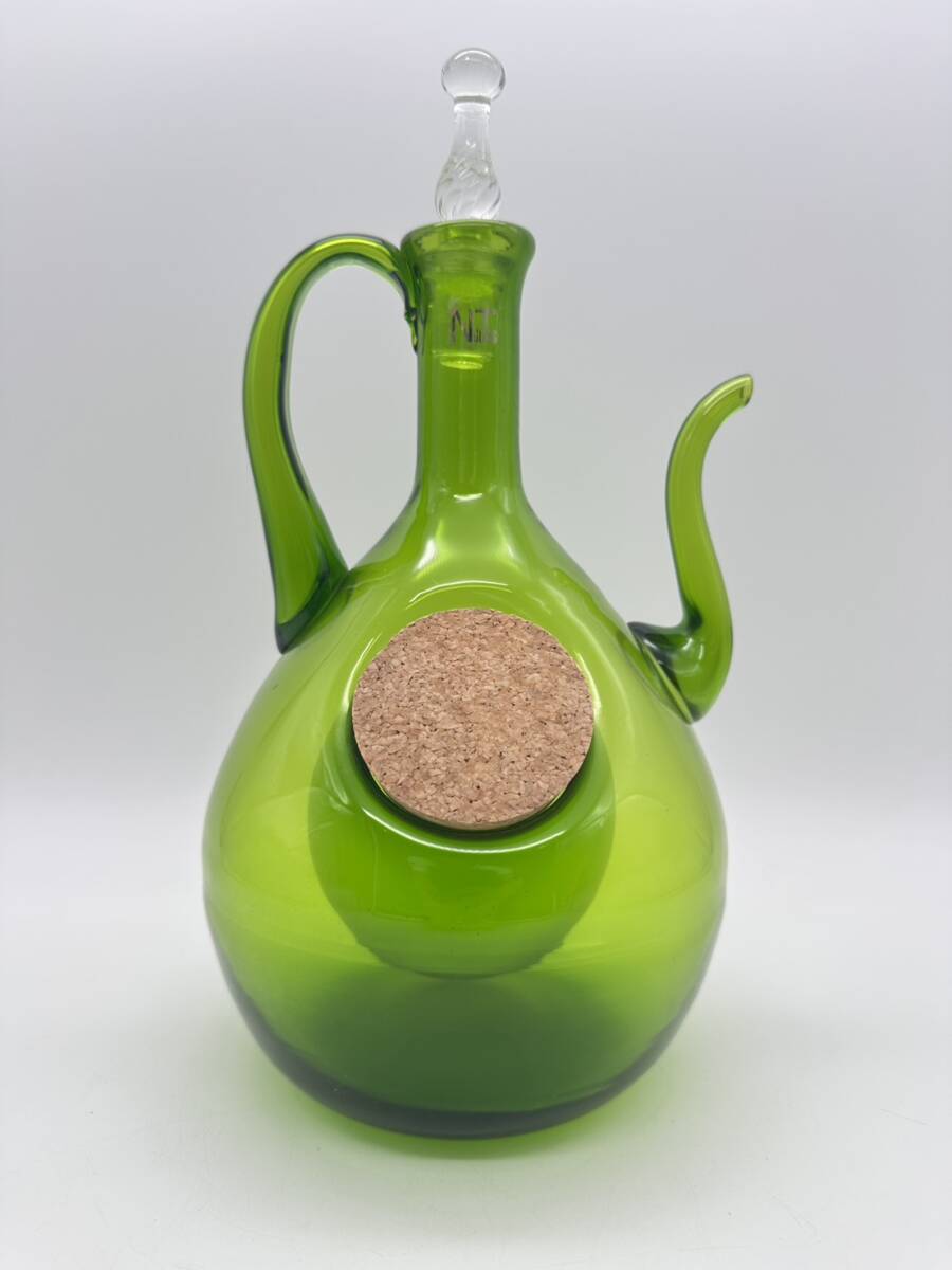 A17998　NT GLASS　グリーン　デキャンタ　デカンタ