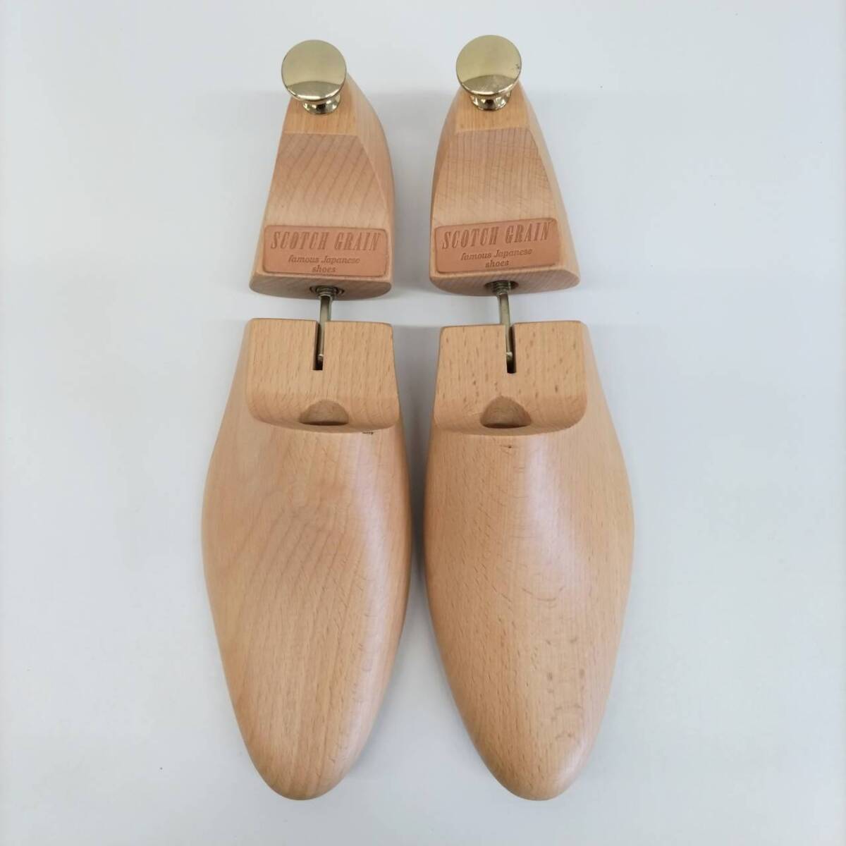 【純正木製シューキーパー】スコッチグレイン : SCOTCH GRAIN / ネジ式 シューツリー / サイズ: 5 / ナチュラルウッド / 管理：⑲： 