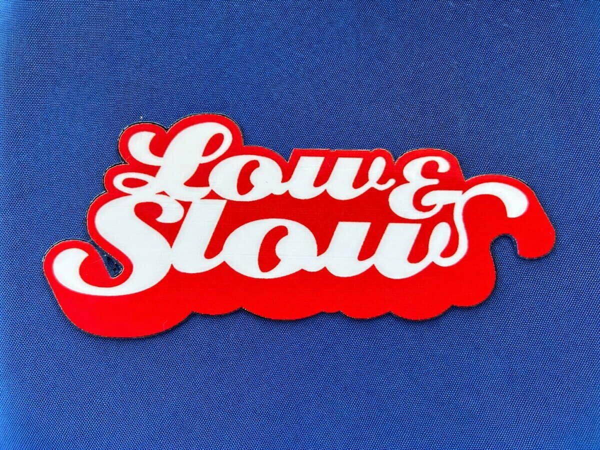 Low & Slow ステッカー 空冷 VW アメ車 ローライダー チカーノ ボム USA アメリカ LA USDM 北米 Mooneyes 高速有鉛 世田谷ベース 旧車