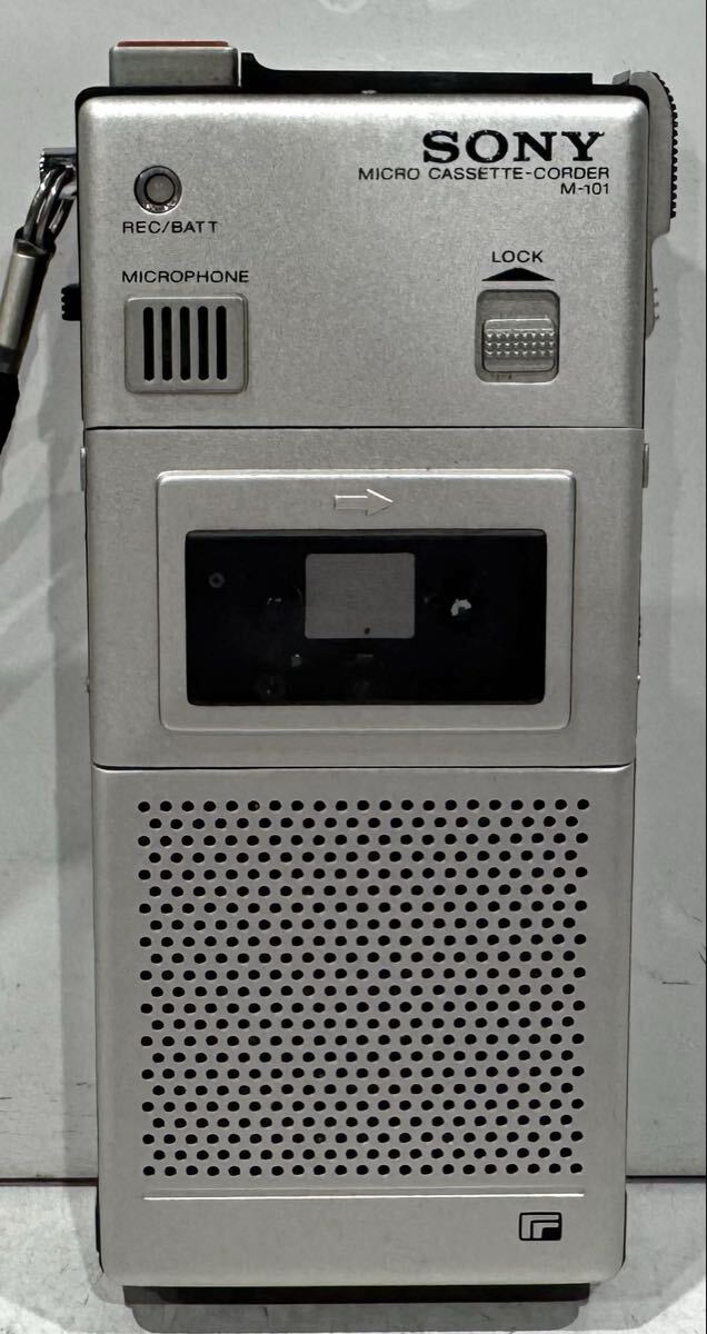 260612B☆ SONY MICRO CASSET-CORDER M-101 ソニー マイクロカセットレコーダー ♪配送方法＝おてがる配送宅急便(EAZY)♪