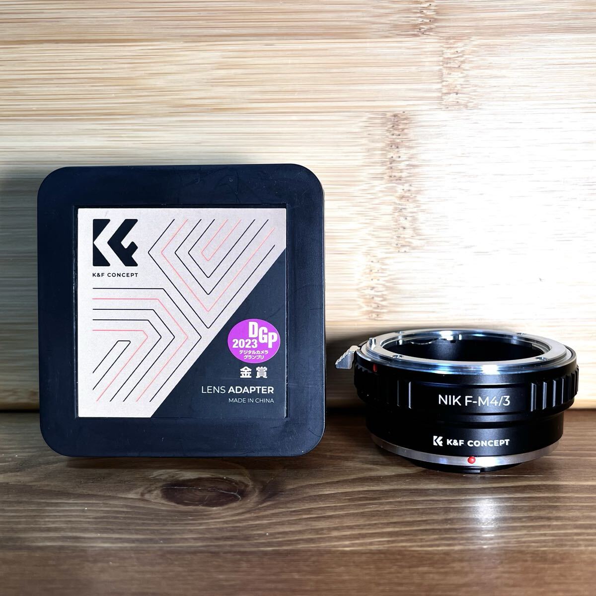 美品 1円スタート K&F CONCEPT NIK F-M4/3 レンズマウントアダプター NikonFマウントレンズをマイクロフォーサーズマウントへ変換