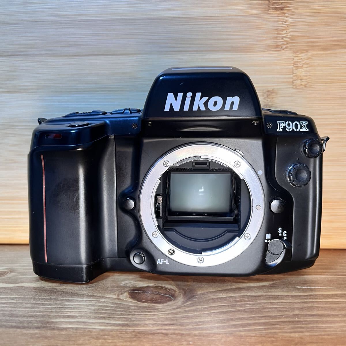 動作品 1円スタート Nikon ニコン F90X フィルム一眼レフカメラ ボディ ブラック グリップべたつき無し