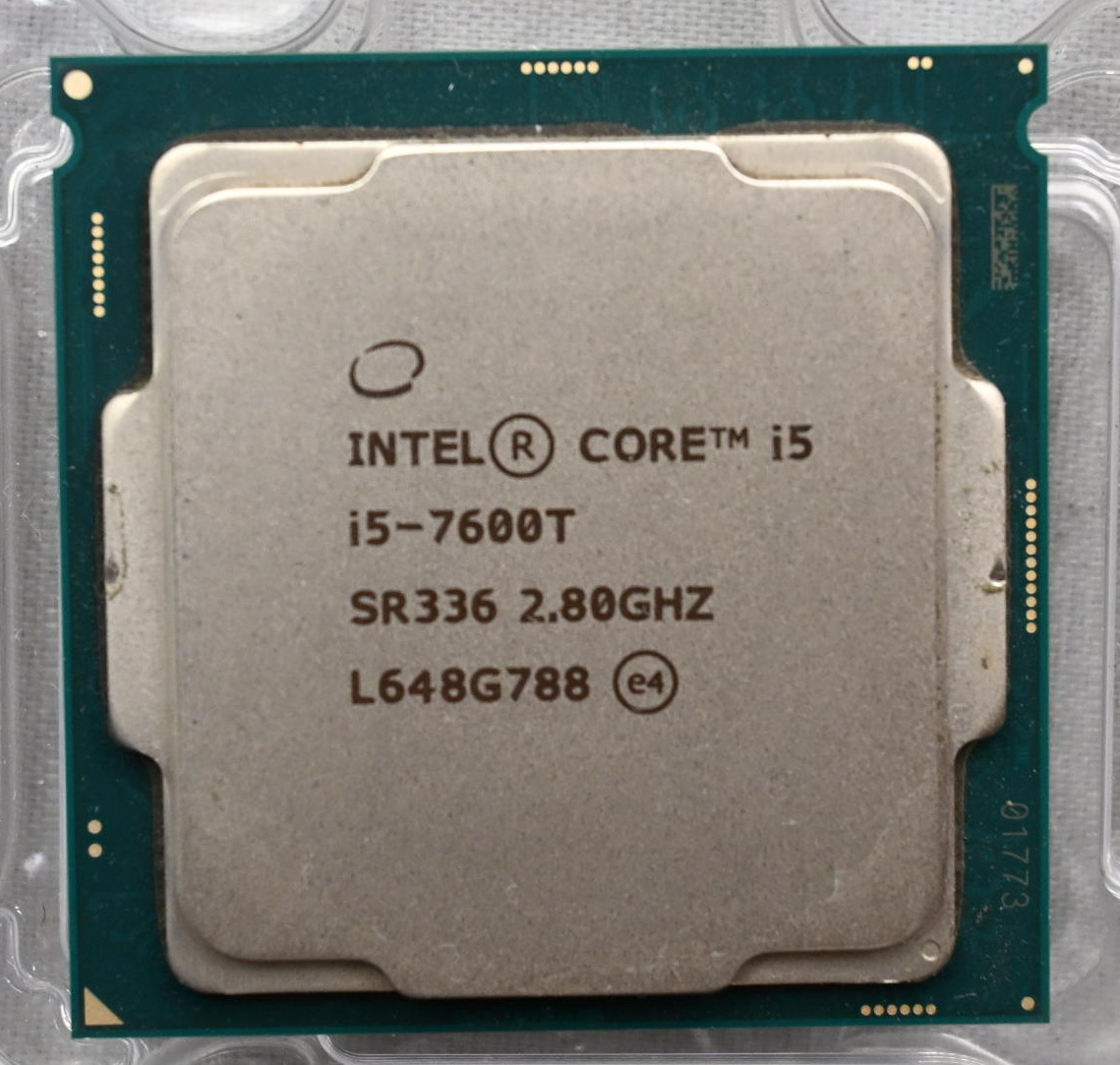 中古 CPU intel i5-7600T 2.8GHz SR336 LGA1151　第7世代 Windows10 LTSB 2016対応CPU