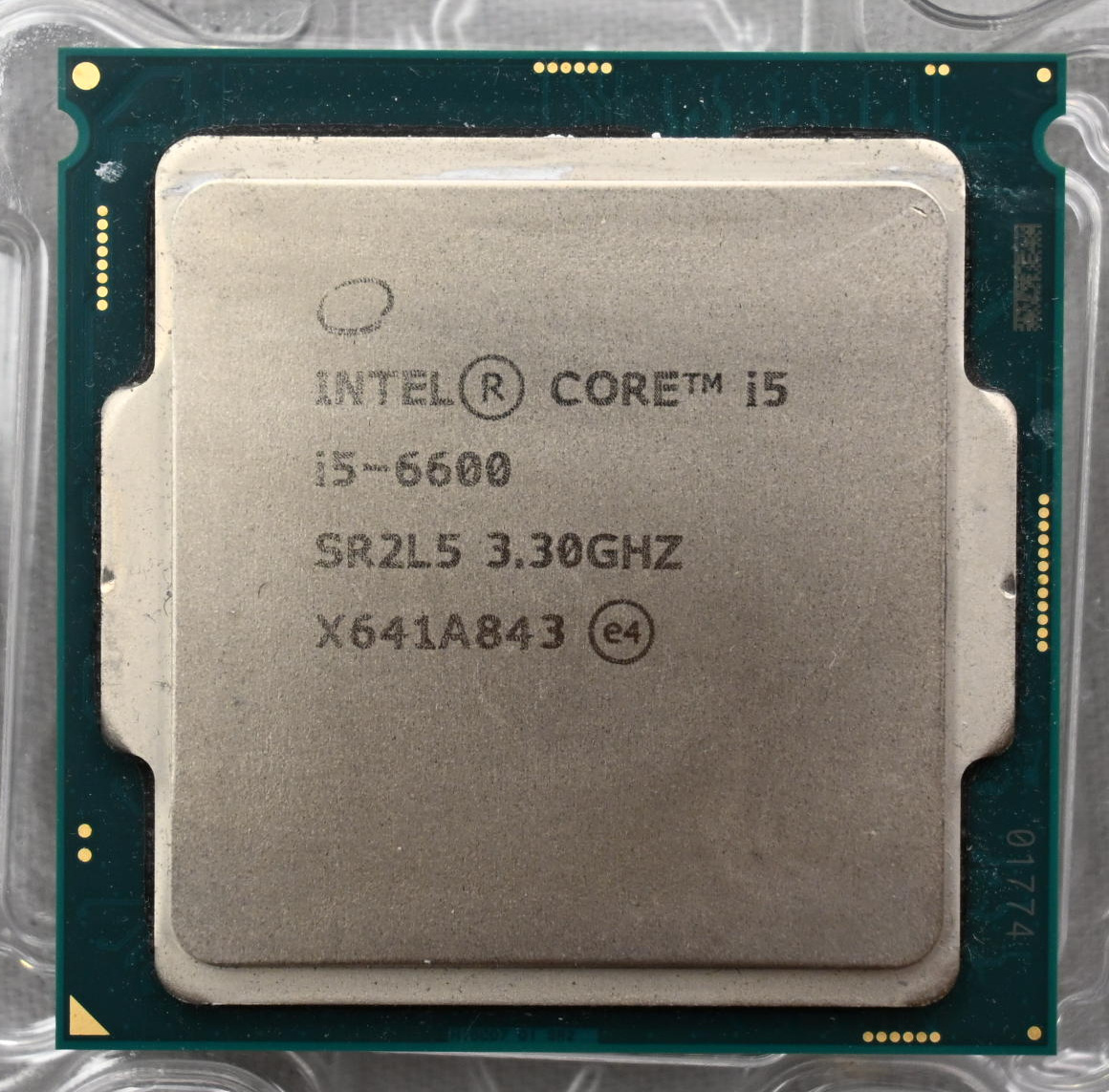 中古 CPU intel i5-6600 3.2GHz SR2L5 LGA1151　第6世代 Win7対応最終世代