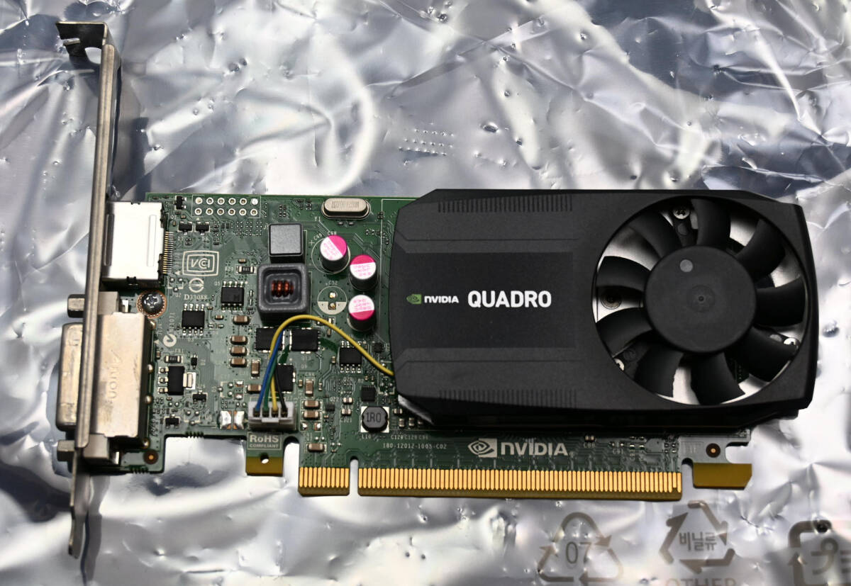 動作確認済み ELSA Nvidia Quadro K620 2GB PCIExpess 