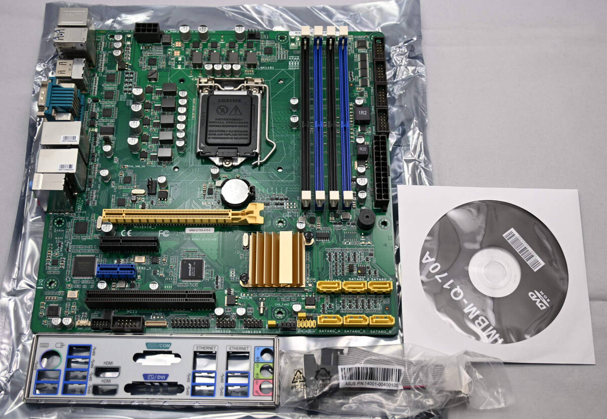AAEON（ASUS） IMBM-Q170A LGA1151 MATX 第6,7世代対応 Win10・Win7・LTSB 2016対応 