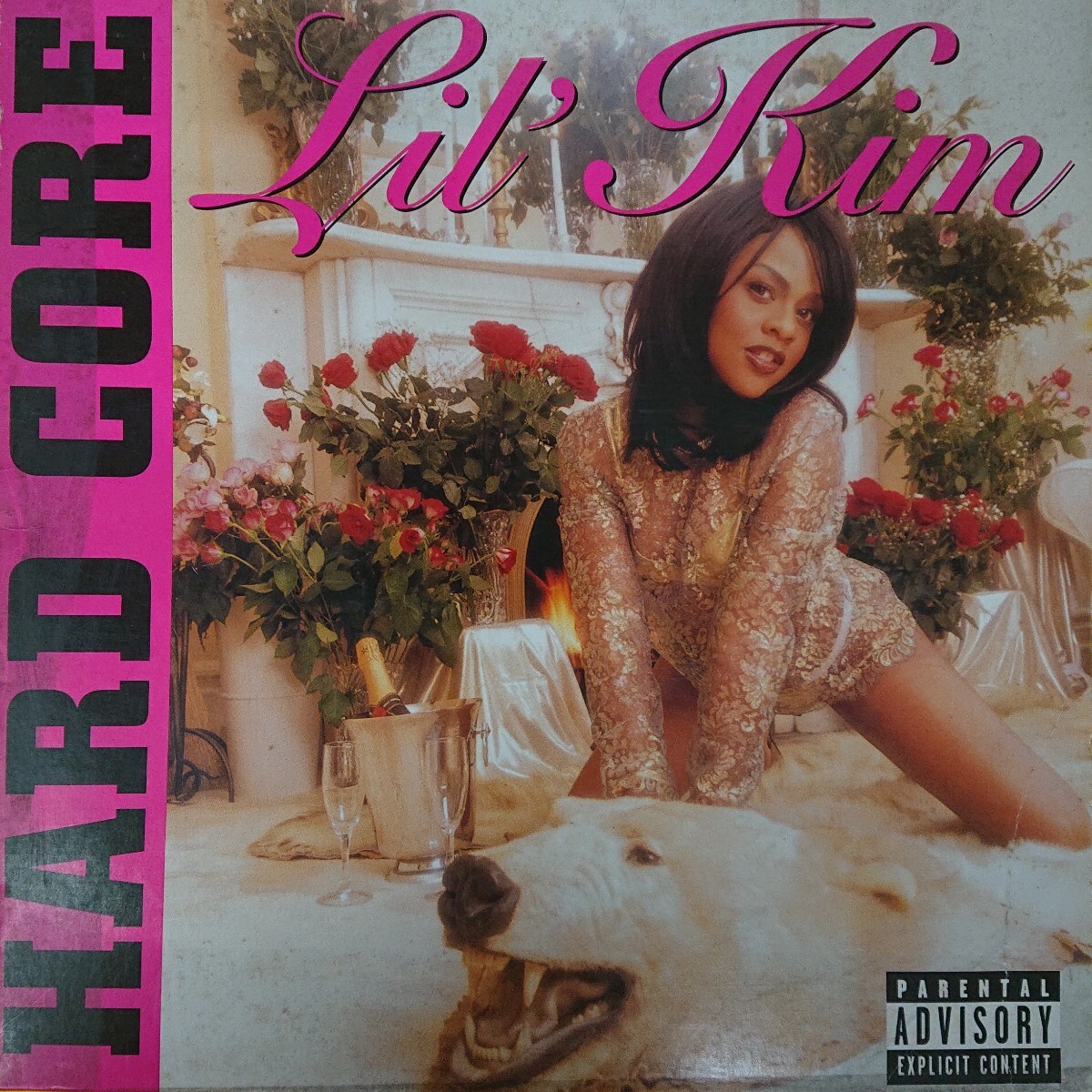 2LP(輸入盤)/ Lil Kim 〈HARD CORE〉ジャケット背部不良☆5点以上まとめて（送料0円）無料☆