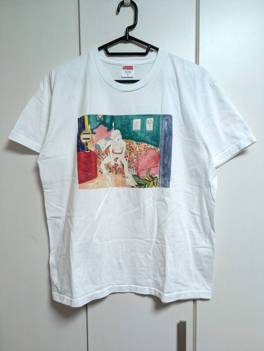 シュプリーム Supreme Tシャツ トップス カットソー Bedroom tee オートモアイ 白 レディース M RN101837 SAGOSOE