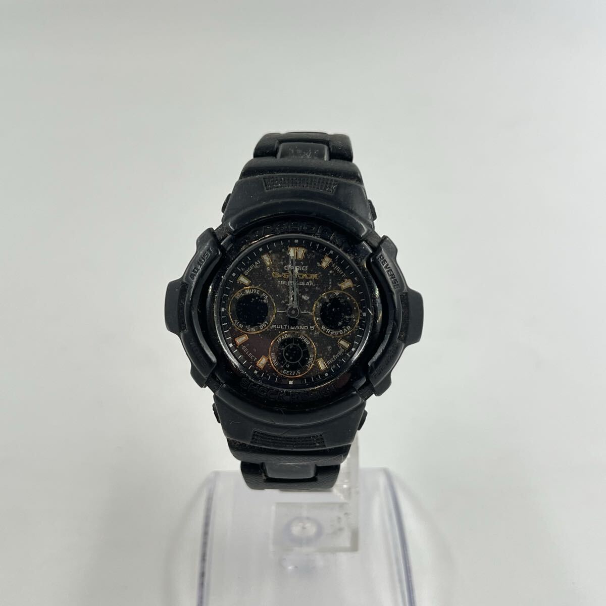 N5【1円〜スタート！説明必読 直接引取無】CASIO カシオ G-SHOCK タフソーラー AWG-100BC ソーラー腕時計