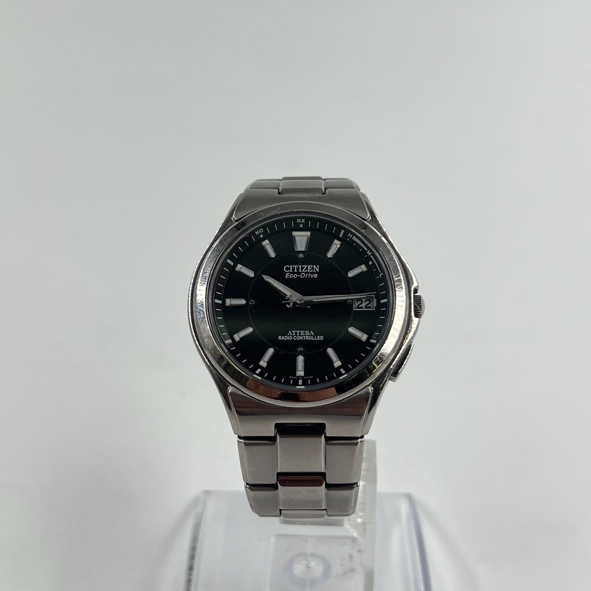 D5【1円〜スタート！稼働品！説明必読 直接引取無】CITIZEN シチズン ATTESA アテッサ エコドライブ H110-T011331 電波ソーラー ATTESA