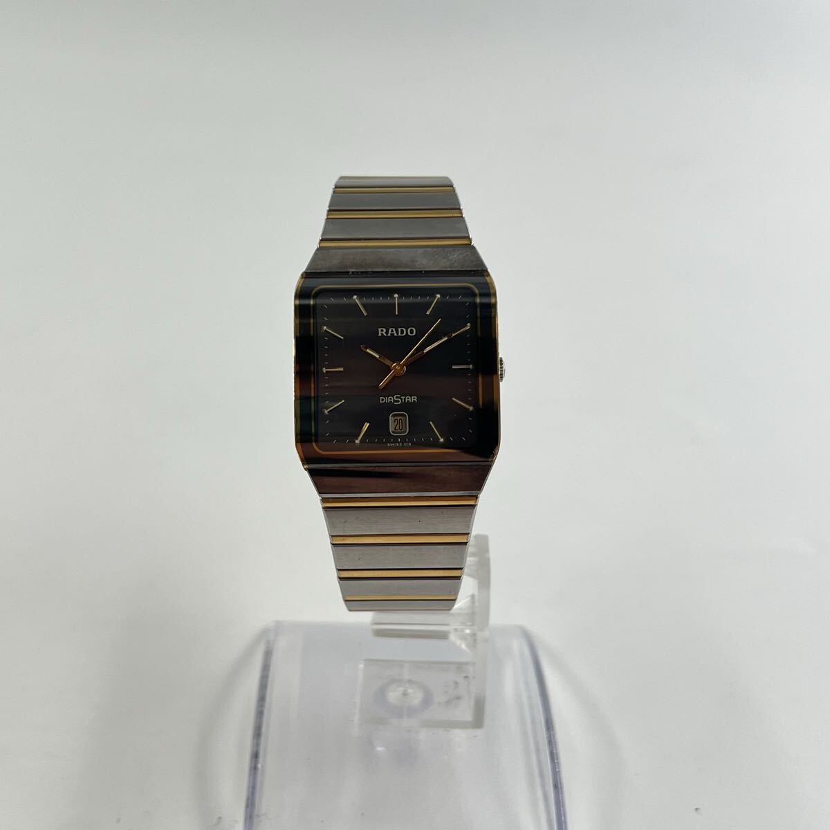N5【1円〜スタート！説明必読 直接引取無】RADO ラドー DIASTAR ダイヤスター クォーツ 129.0266.3 デイト 