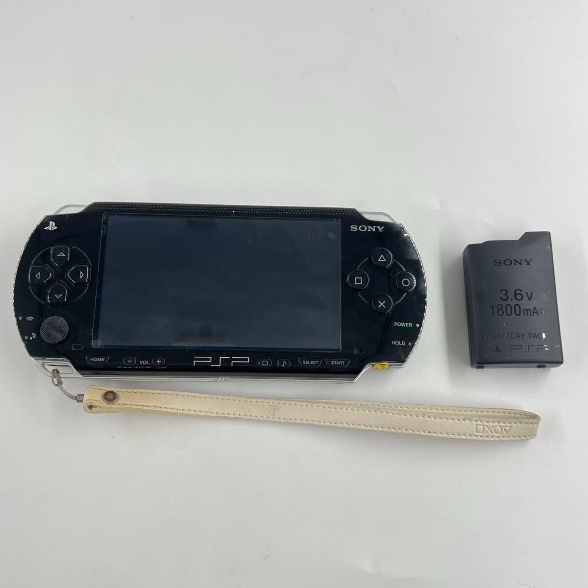 G5【1円〜スタート！説明必読 直接引取無】SONY ソニー PSP-1000 プレイステーションポータブル PSP ブラック ゲーム機 バッテリー付