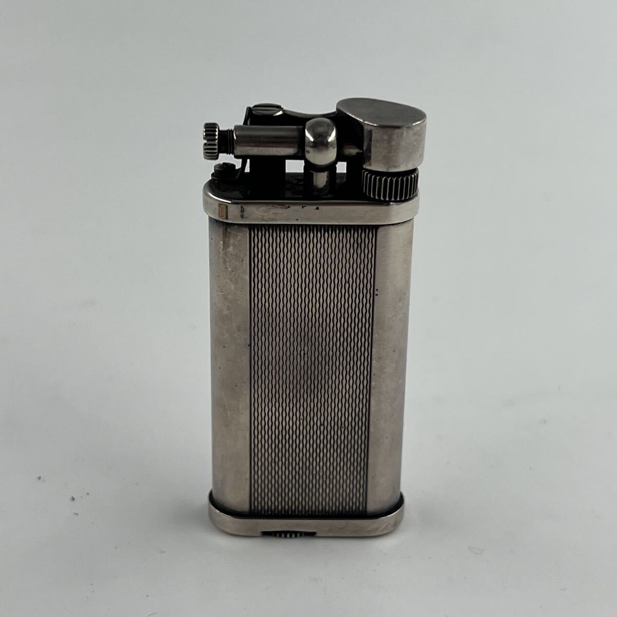 HH5【1円〜スタート！火花確認済 説明必読 直接引取無】dunhill ダンヒル ガスライター ユニーク ハンマー式 喫煙グッズ シルバーカラー