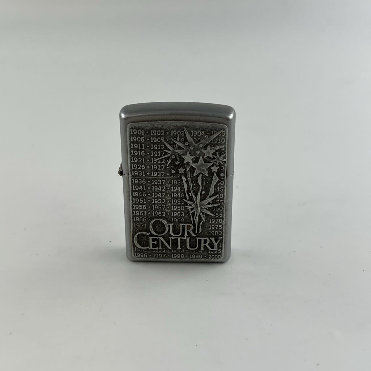 G5【1円〜スタート！火花確認済 説明必読 直接引取無】 Zippo ジッポ オイルライター OUR CENTURY ミレニアム記念 世界限定15万個