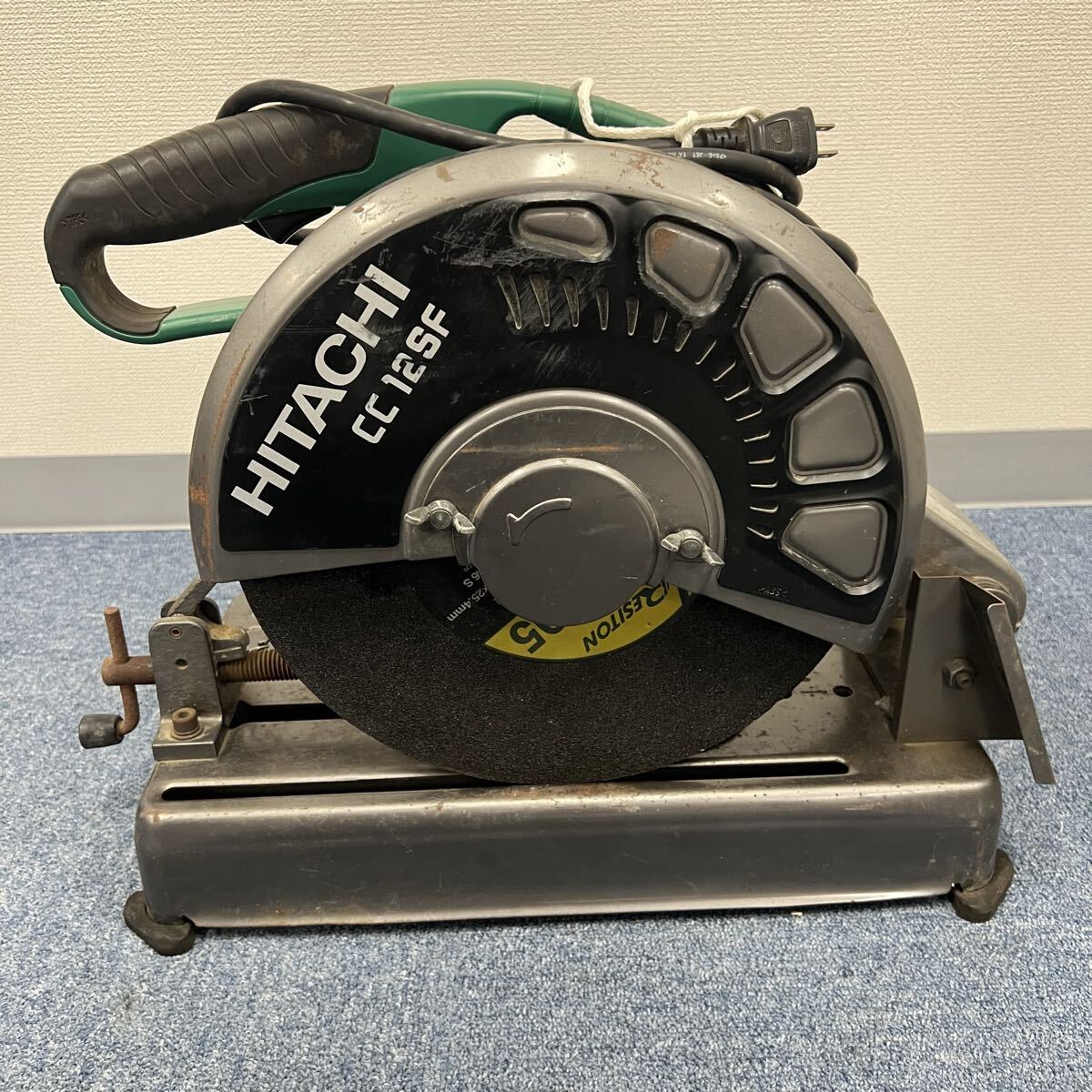 H5【1円〜スタート！通電確認済 説明必読 直接引取無】日立工機 305mm 高速切断機 CC12SF