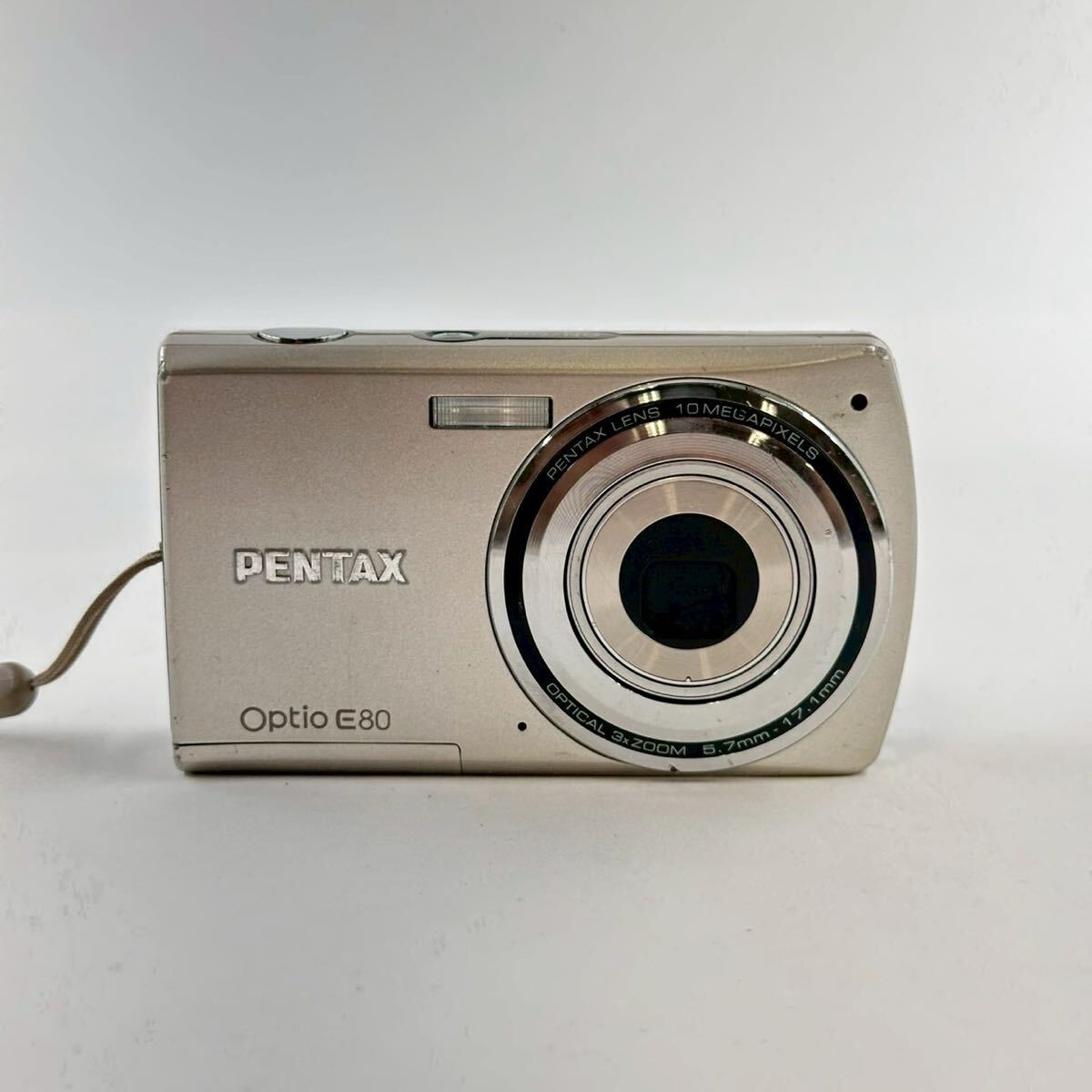 D5【1円〜スタート！通電確認済 説明必読 直接引取無】 PENTAX ペンタックス Optio E80 5.7mm-17.1mm コンパクトデジタルカメラ