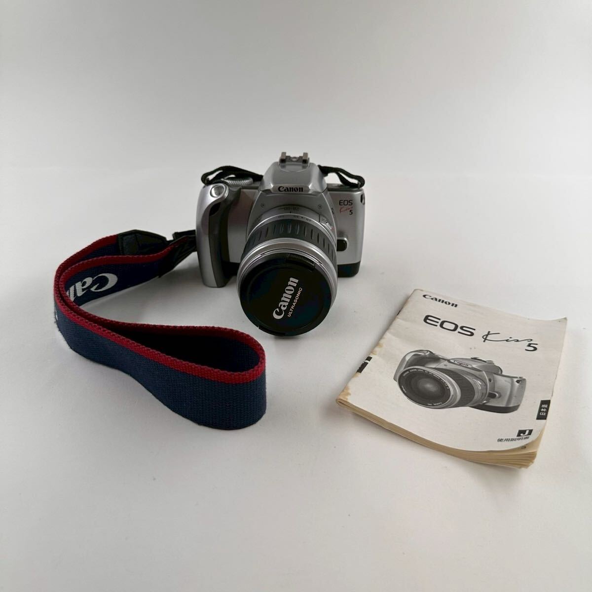H5【1円〜スタート！説明必読 直接引取無】 Canon キャノン EOS Kiss 5 ズームレンズ EF 28-90mm F4-5.6 一眼レフ フィルムカメラ