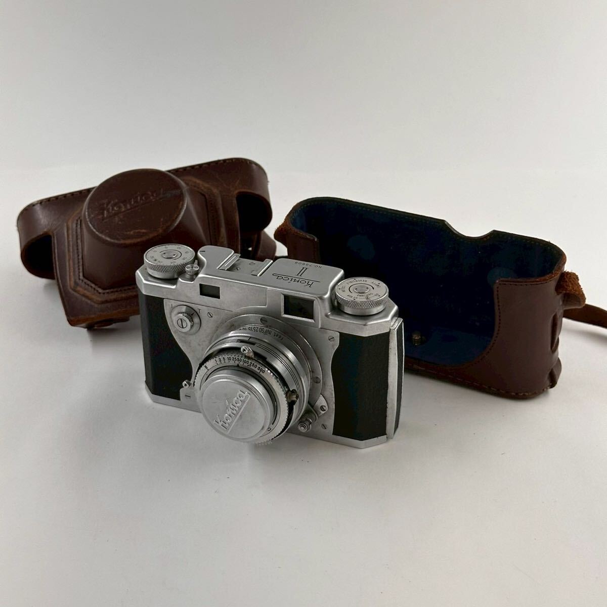 HH5【1円〜スタート！説明必読 直接引取無】Konica コニカ Konica II B レンジファインダー Hexanon 50mm F2.8