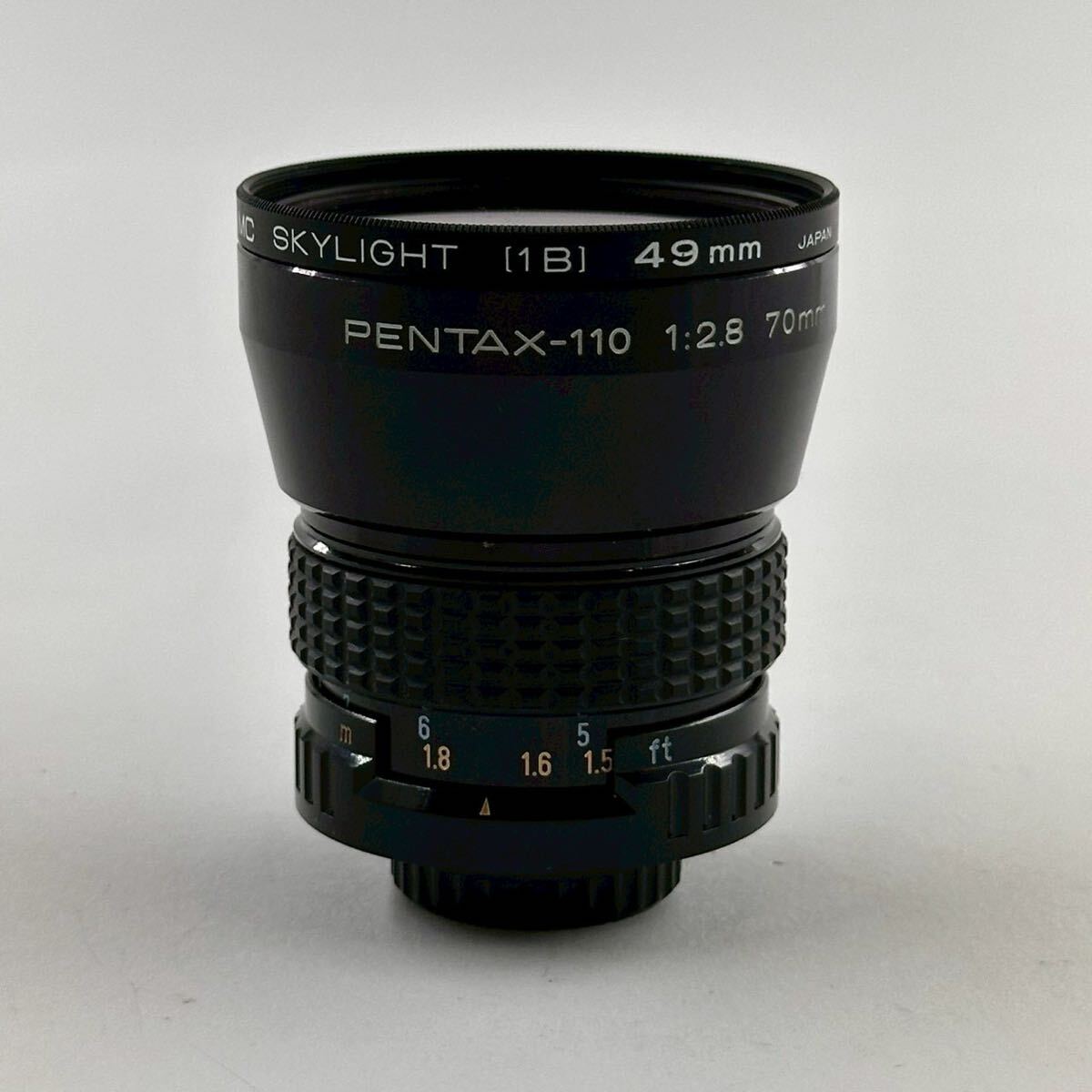 N5【1円〜スタート！説明必読 直接引取無】PENTAX ペンタックス 110 70mm F2.8 コンパクト望遠単焦点レンズ