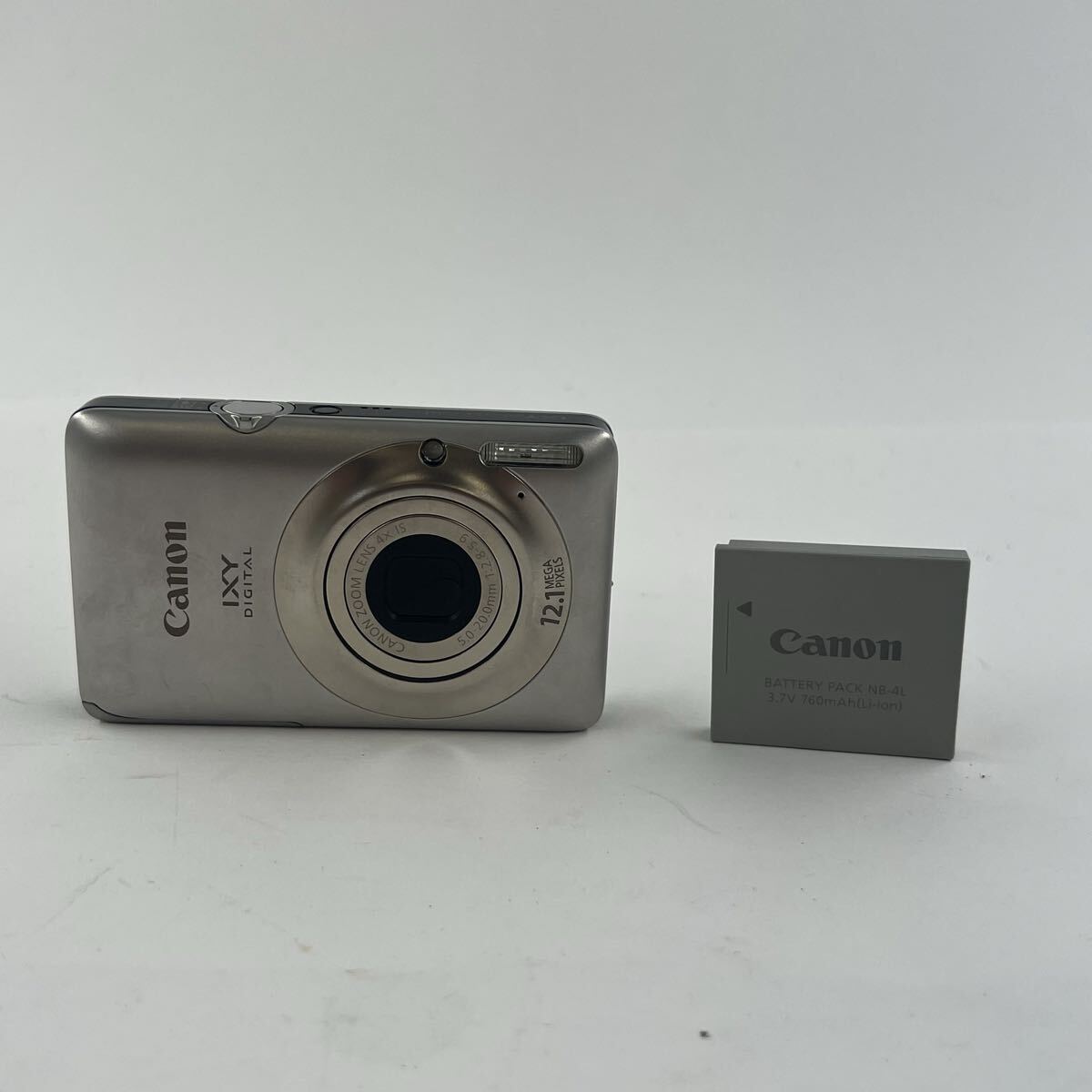 H5【1円〜スタート！説明必読 直接引取無】Canon キャノン IXY DIGITAL 220 IS イクシー PC1430 コンパクトデジタルカメラ バッテリー付