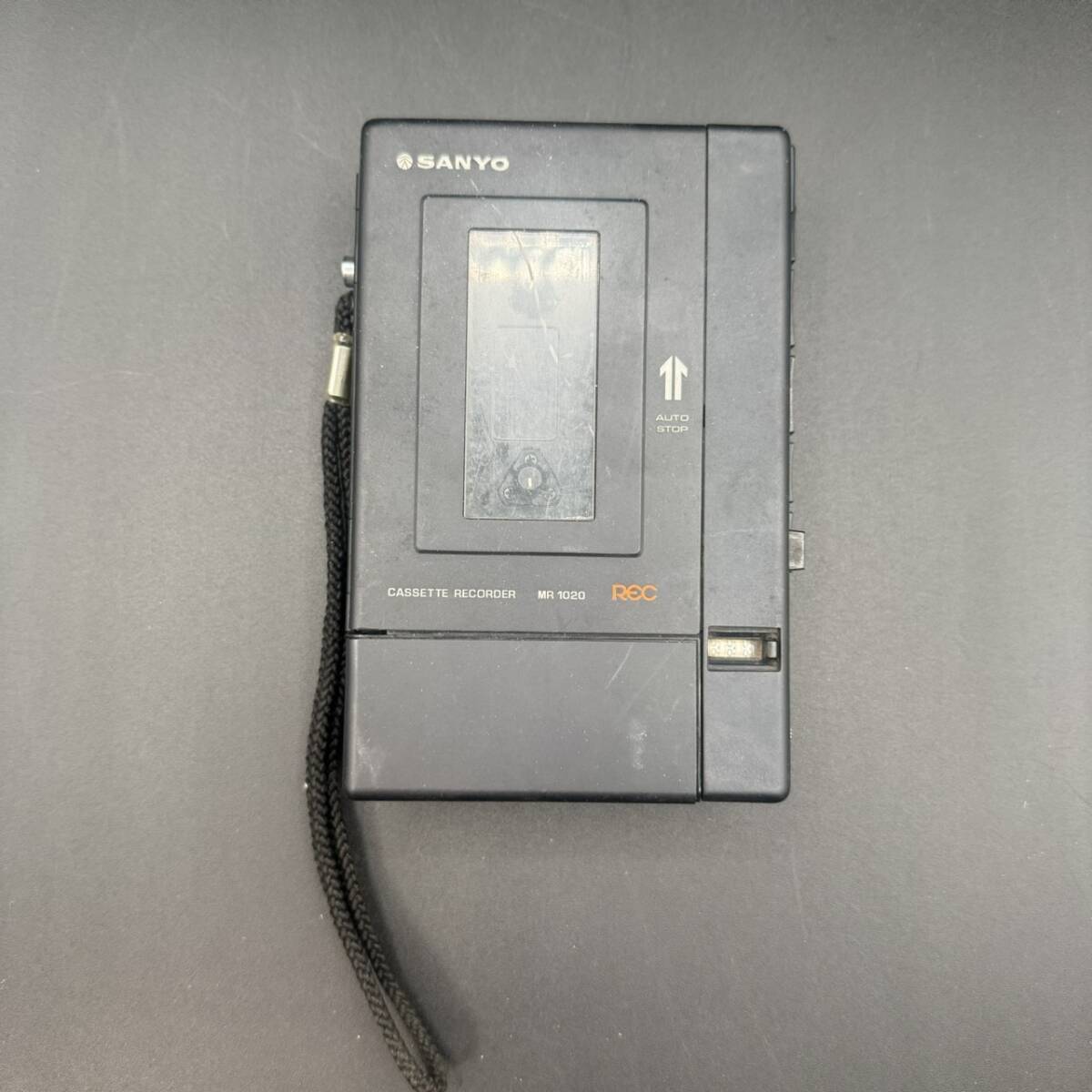 通電確認済【SANKYO】サンヨー　ポータブルカセットレコーダー　MR 1020　