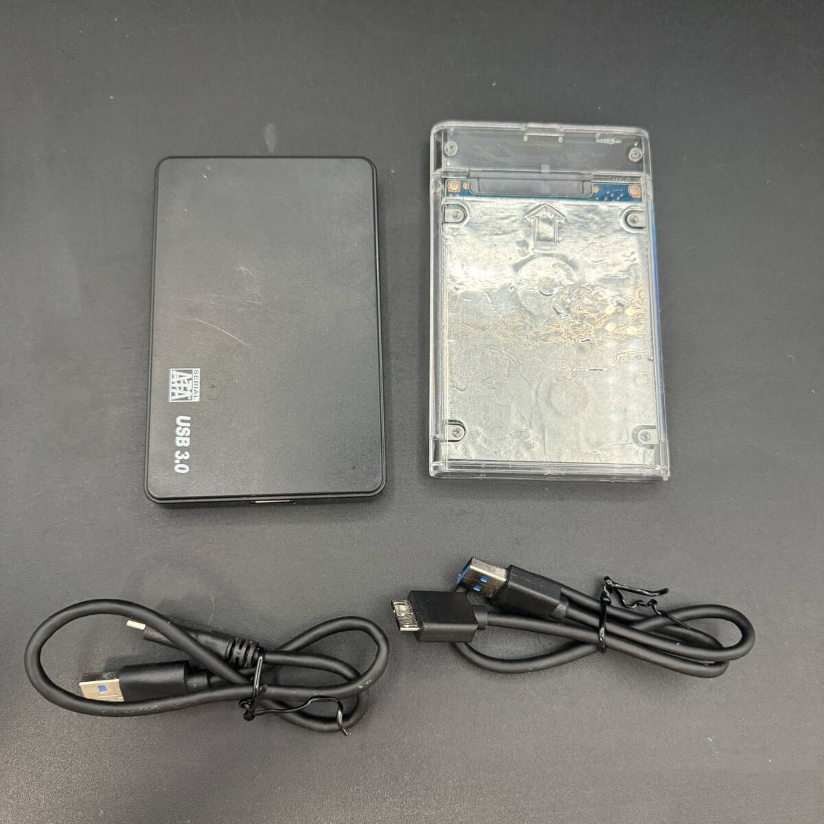 動作確認済【HDD】ポータブルHDD 1TB 外付けHDD　合計2TB　2台セット
