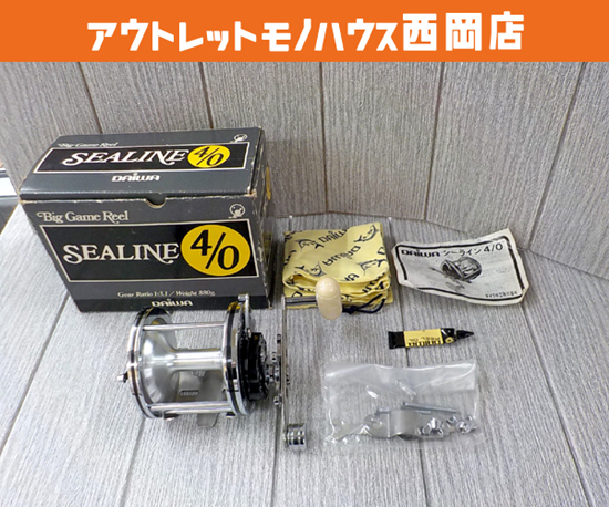 DAIWA ベイトリール SEALINE 4/0 ダイワ ヴィンテージリール Big Game Reel シーライン ダイワ精工株式会社 札幌 西岡店