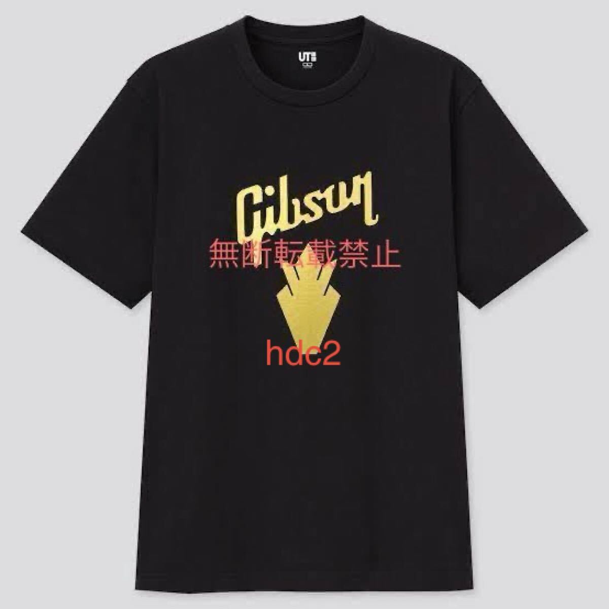★完売品★ギブソン Tシャツ ブラック ゴールド GIBSON Mサイズ ギター レスポールフライングV メモリアルB'z松本孝弘ライブグッズチャーム