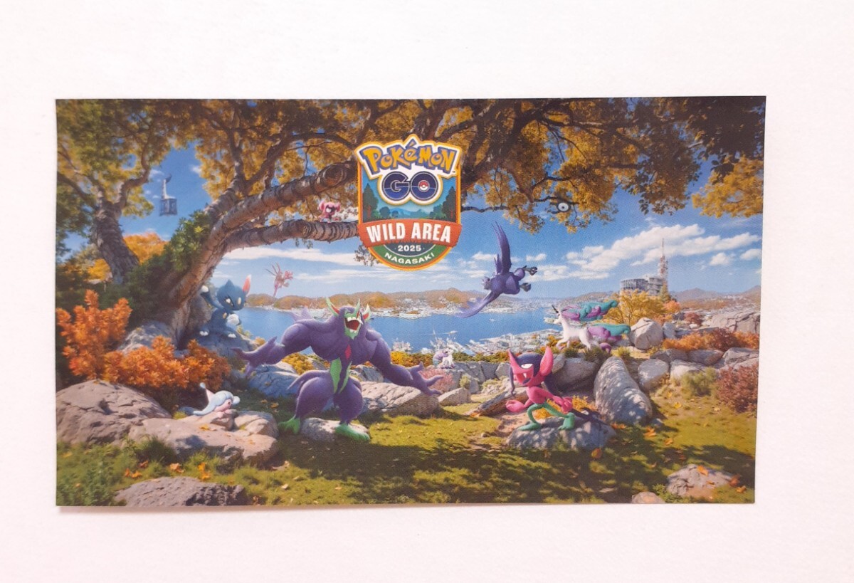 【非売品】ポケモンGO ワイルドエリア 長崎　ステッカー　1枚