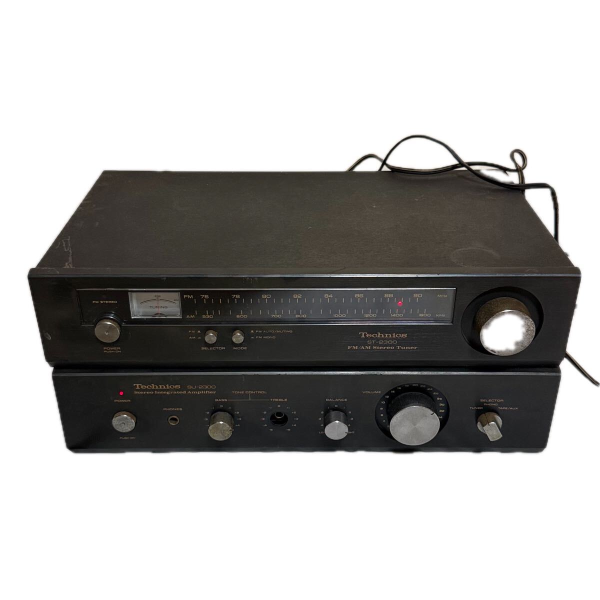 Technies su-2300 Stereo Integrated Amplifier テクニクス オーディオ機器 プリメインアンプ Technics sT-2300FM/AM tuner 通電のみ
