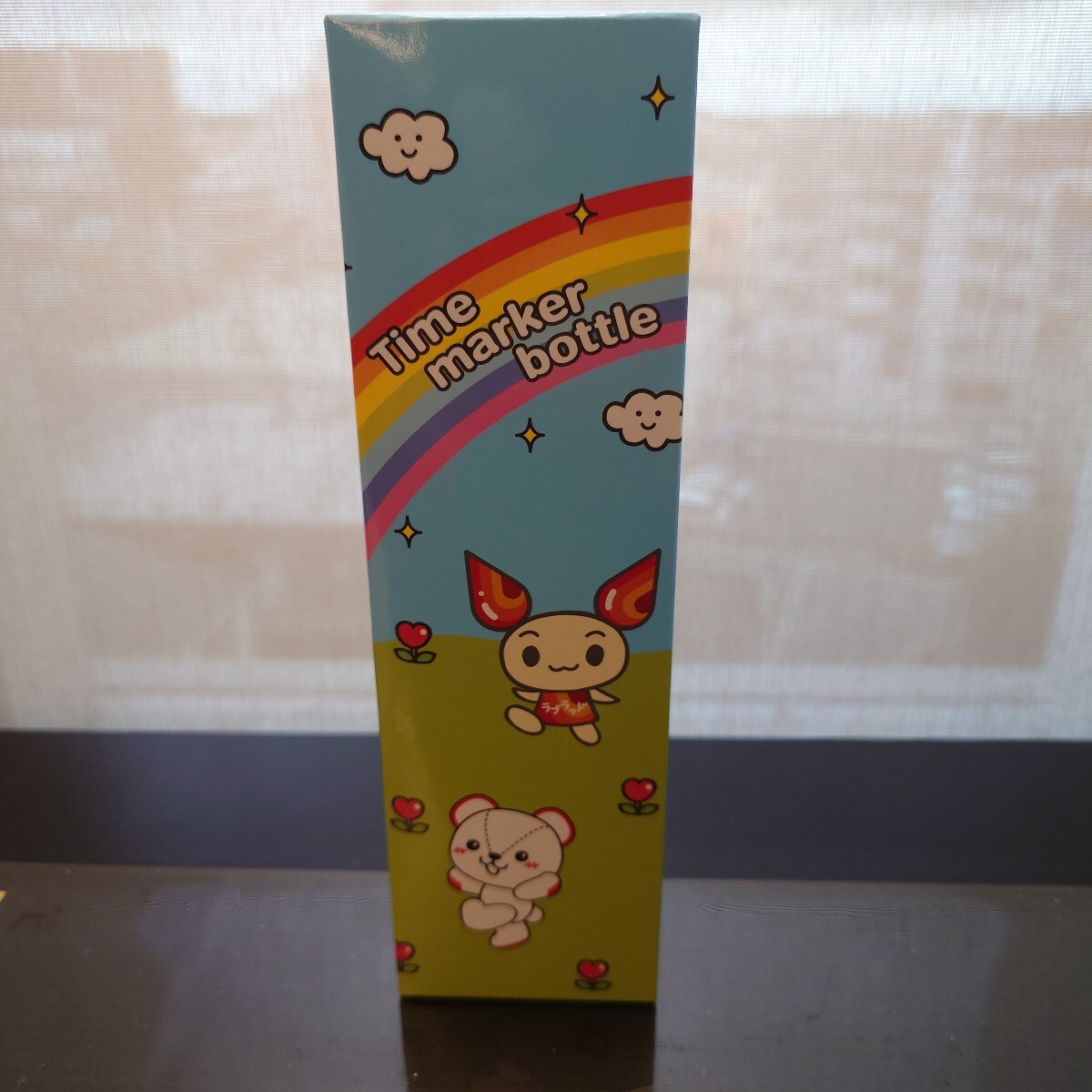 【新品未使用/非売品】けんけつちゃん タイムマーカーボトル 530ml ★非喫煙・ペットなし★ ラブラッド 日本赤十字社 水筒