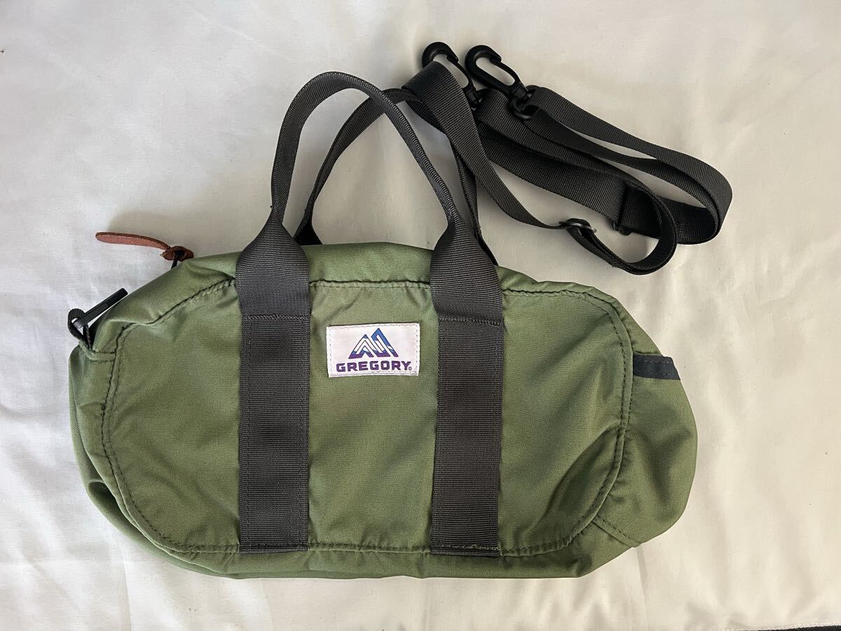 美品　GREGORY×BEAMS BOY コラボ　ポニーバッグ　グリーン