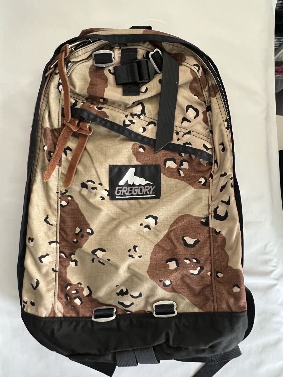 希少　USA製 GREGORY デイパック 銀タグ　チョコチップ　26L