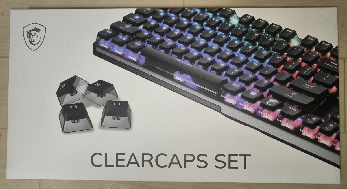 MSI CLEARCAPS SET キーキャップセット ゲーミングキーボード用