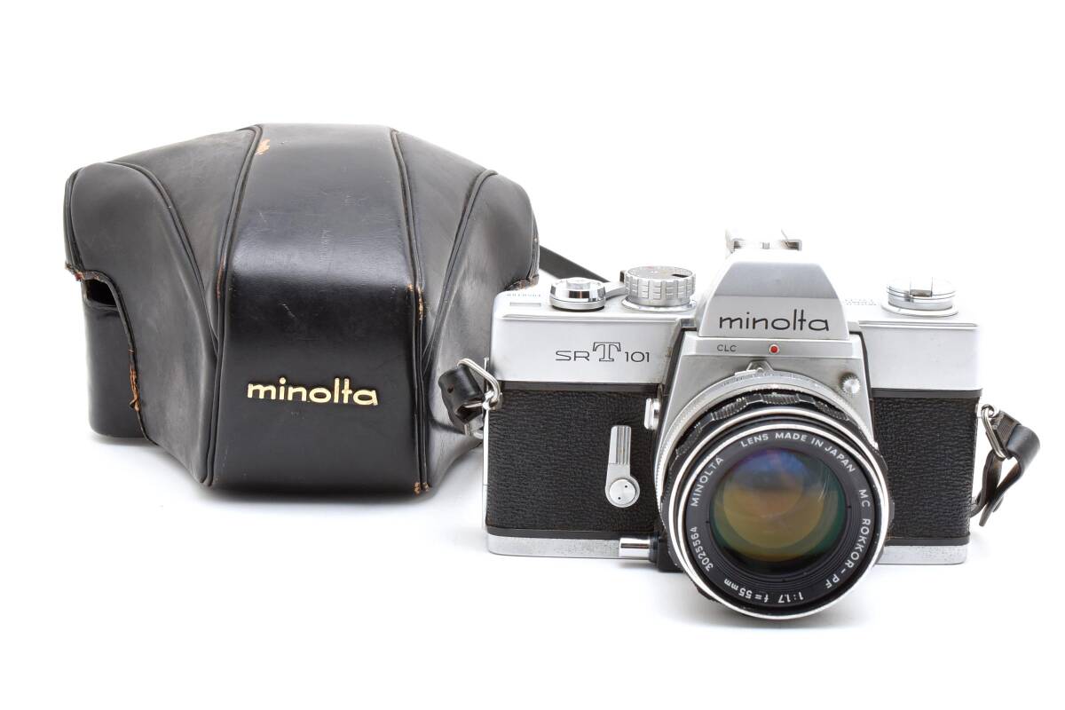 【美品】Minolta ミノルタ SRT101 MC Rokkor-PF 55mm F1.7 名機 #2928809